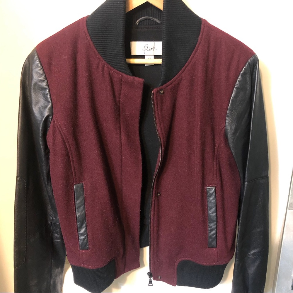 REAL LEATHER LETTERMAN JACKET